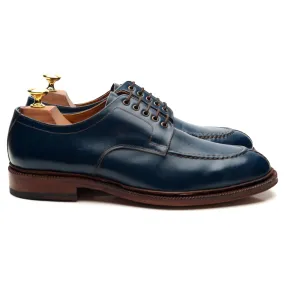 '101601' Navy Blue Leather Split Toe Derby UK 7.5 E