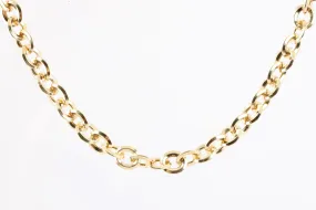 18 Yellow Gold Cable Chain Necklace (10.75g.)