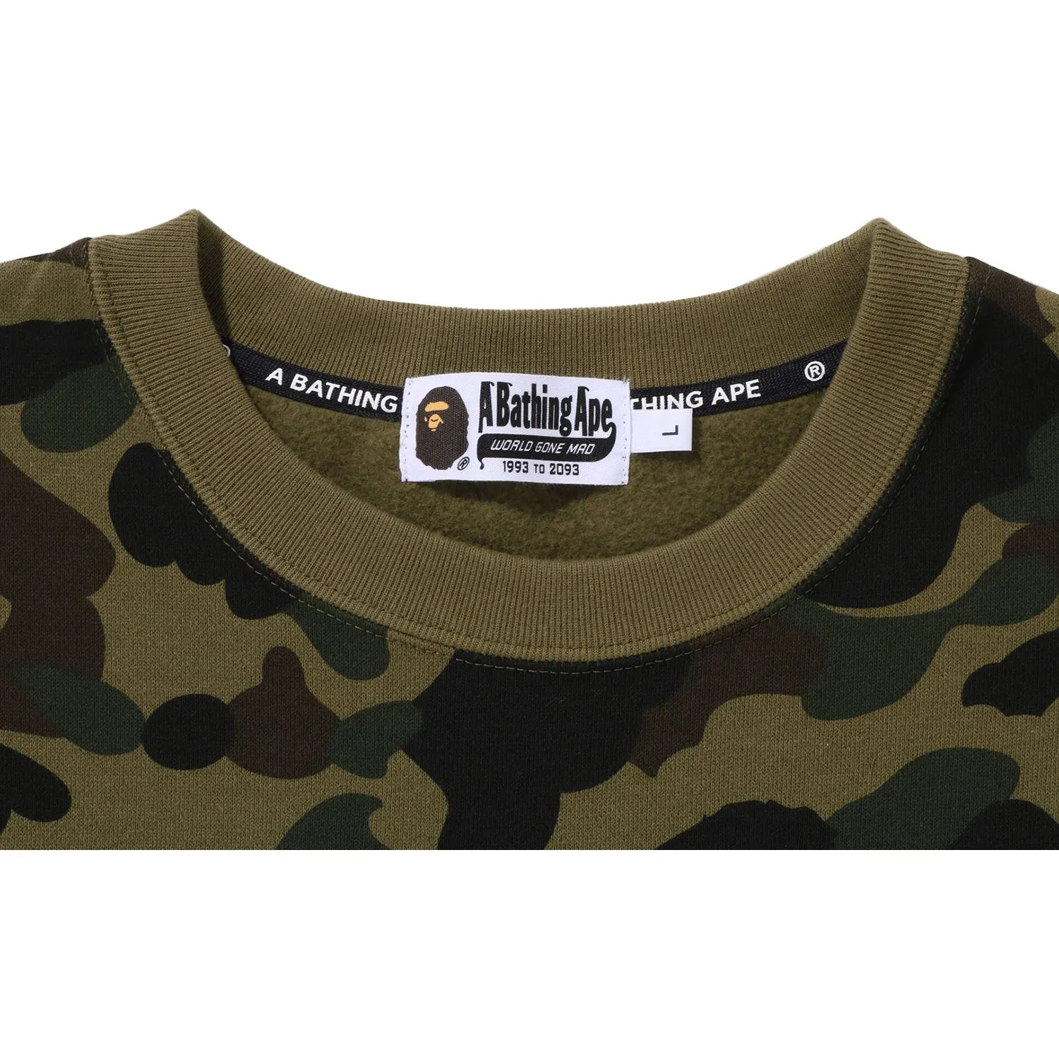 1ST CAMO BAPE CREWNECK MENS