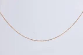 20 14k Rose Gold Cable Chain (1.91g.)