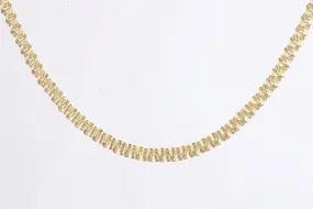 20 14k Yellow Gold Flattened Multi-Loop Cable Chain (6.68g.)