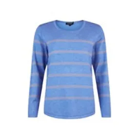 6242-Blue Stripe Jumper - Sunday