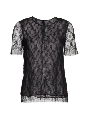 Adam Lippes Chantilly Lace Top