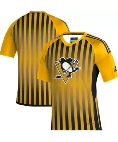 adidas Men's NHL Pittsburgh Penguins AEROREADY Raglan Soccer Top