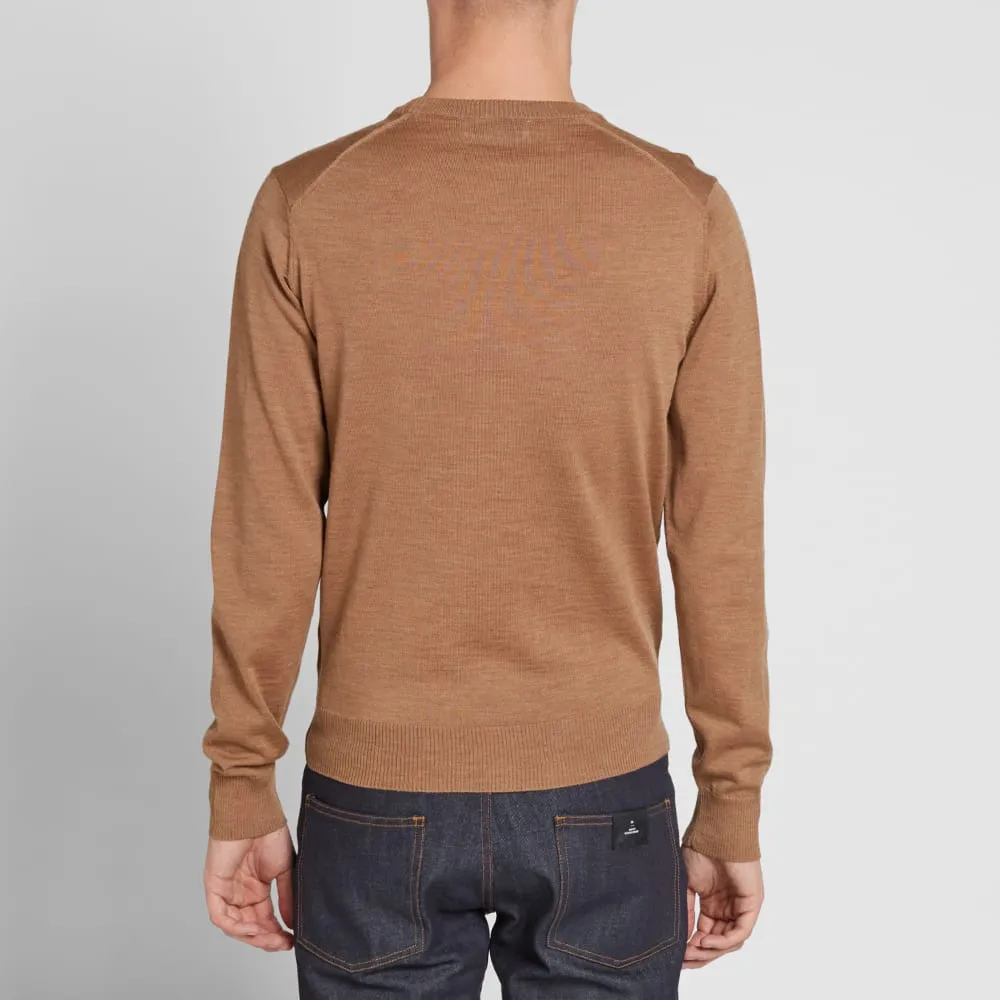 AMI Merino Crew KnitCamel