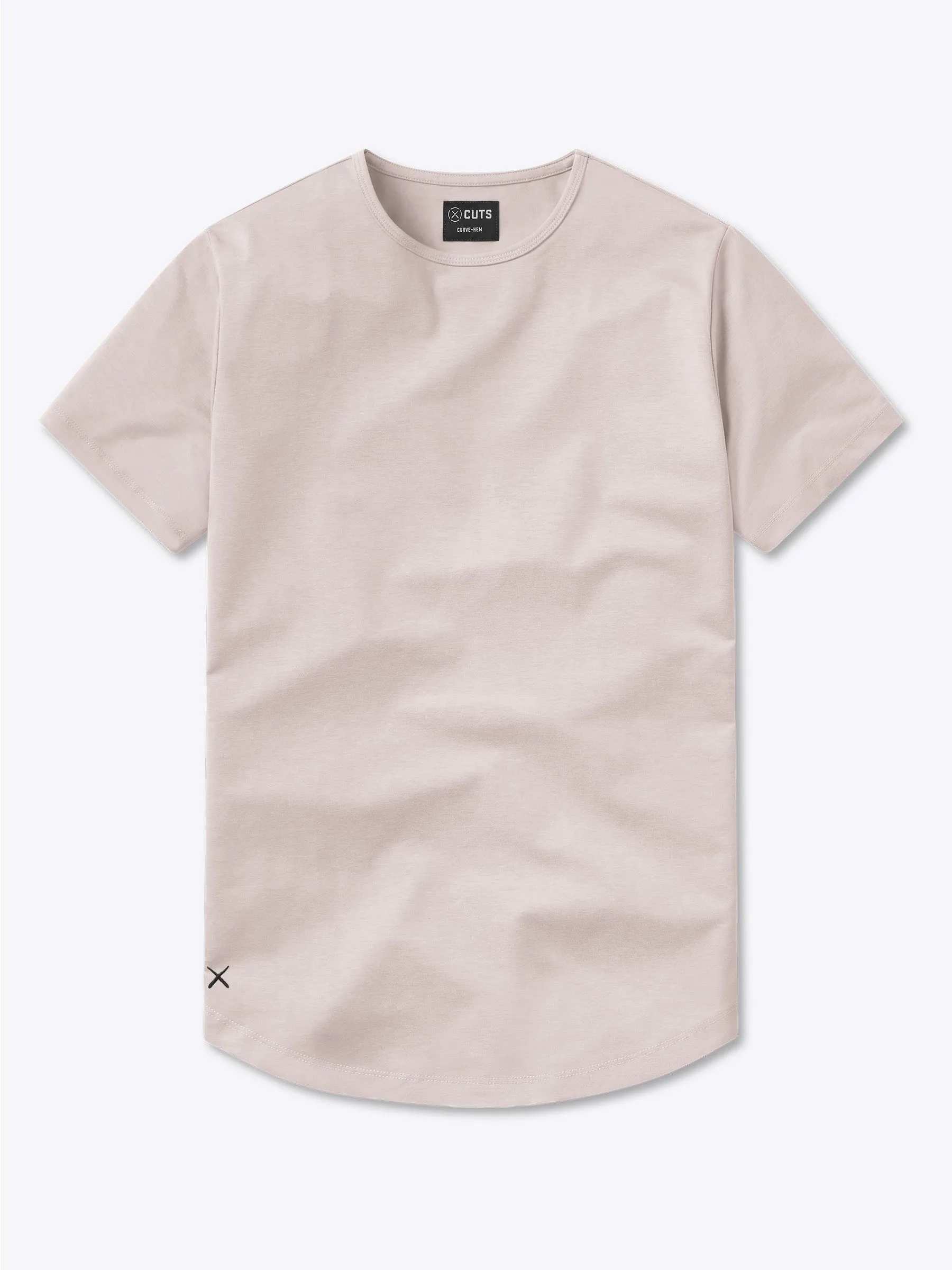 AO Curve-Hem Tee | Desert Sandstone Signature-fit PYCA Pro