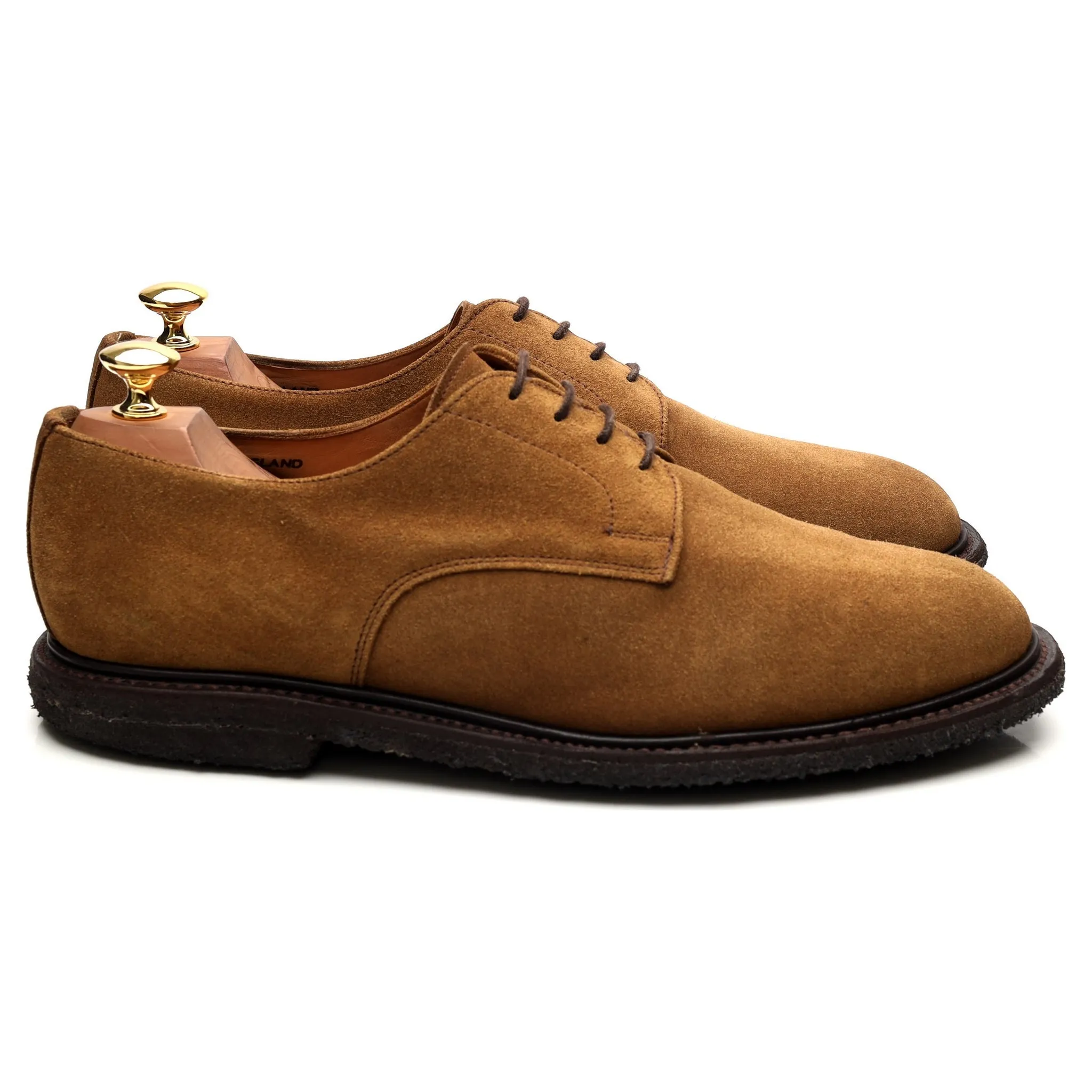 'Archie' Tan Brown Suede Derby UK 9.5