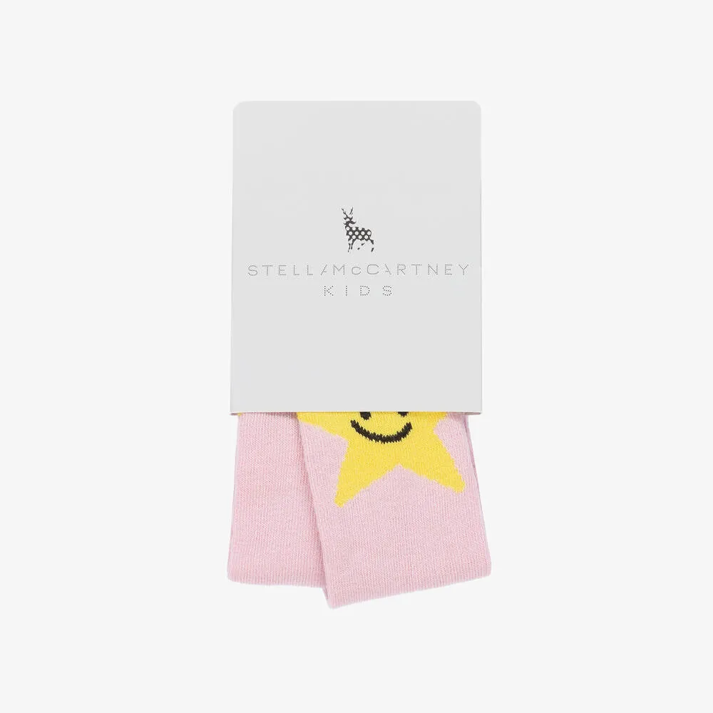 Baby Girls Pink Star Tights