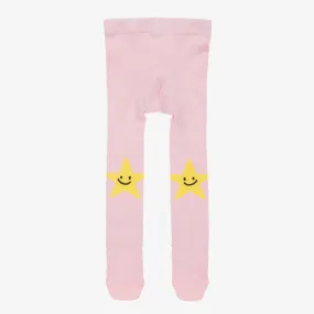 Baby Girls Pink Star Tights