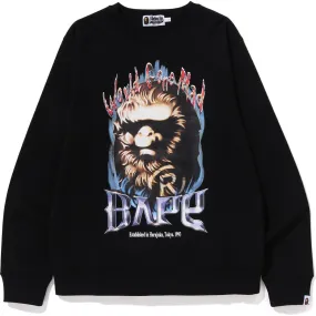 BAPE APE HEAD CREWNECK MENS