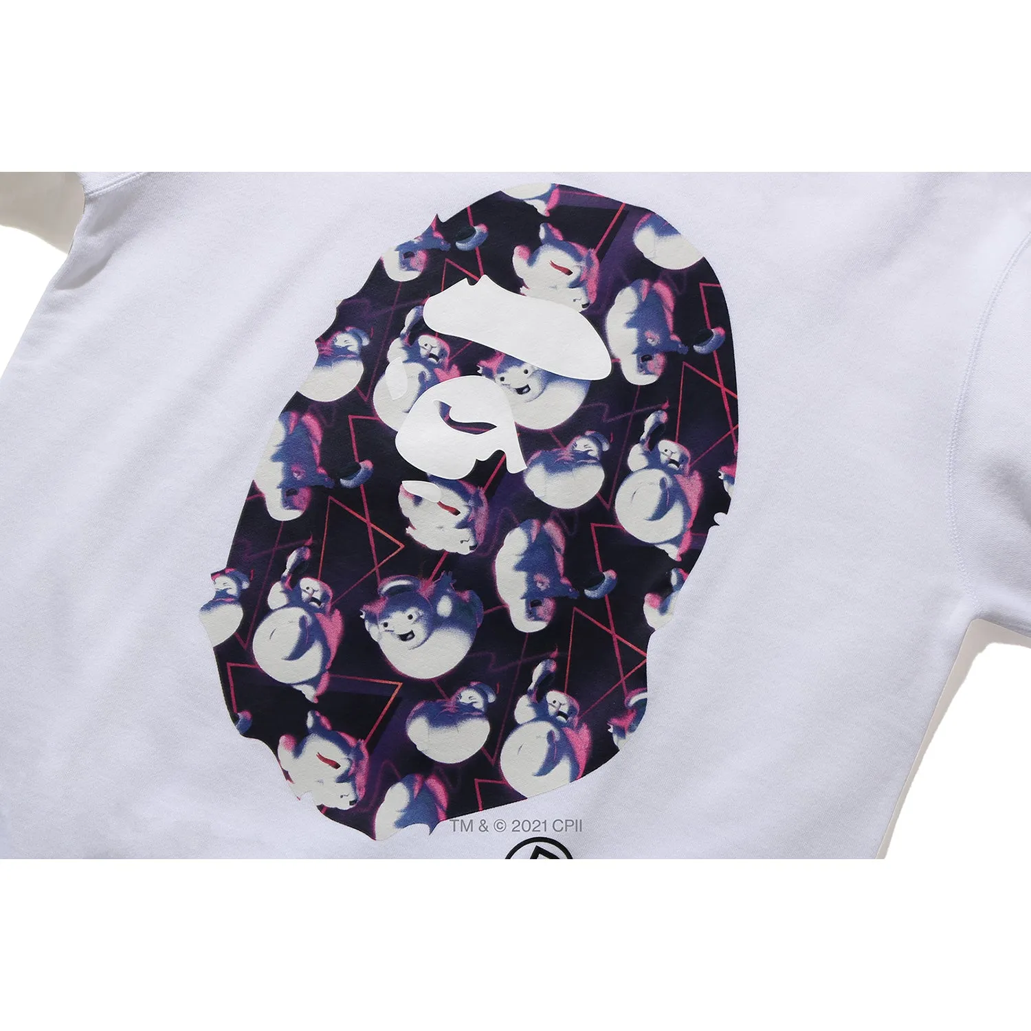 BAPE X GHOSTBUSTERS APE HEAD CREWNECK MENS