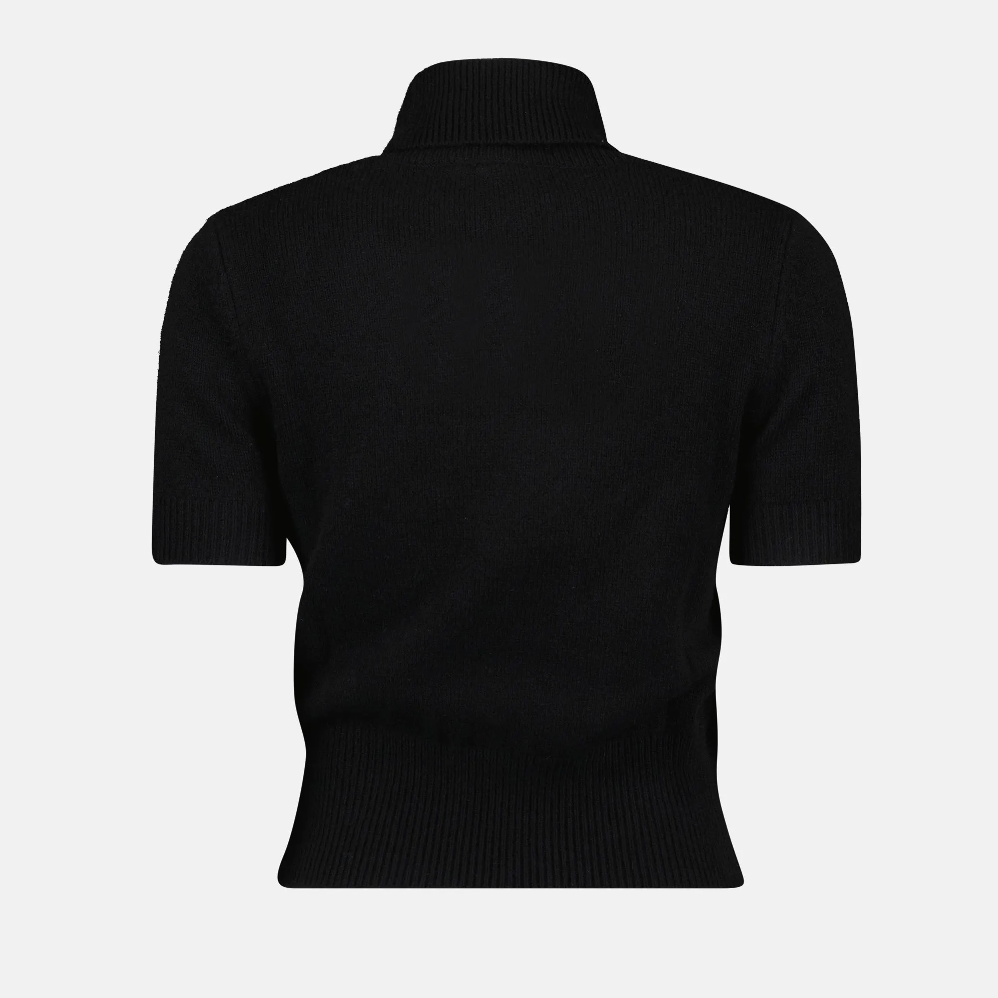 Black Cashmere Wool Turtleneck