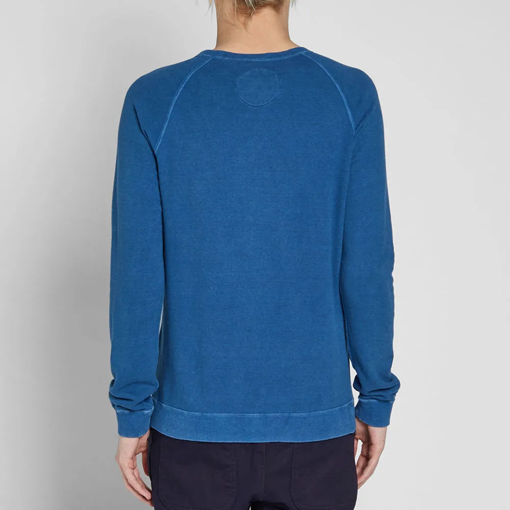 Blue Blue Japan Twisted Yarn Raglan SweatIndigo