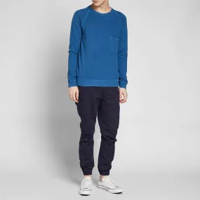 Blue Blue Japan Twisted Yarn Raglan SweatIndigo