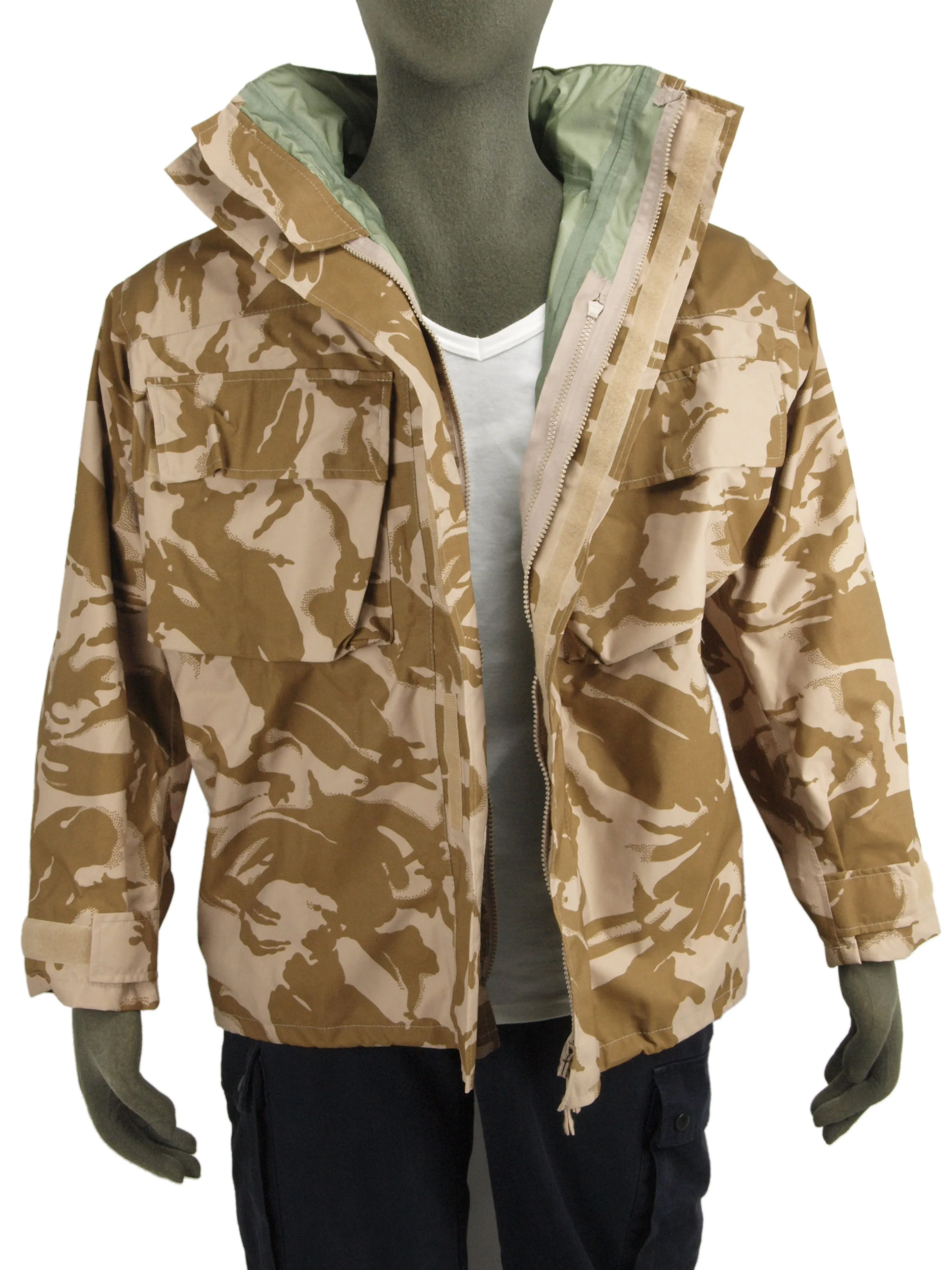 British Desert Camo Gore-Tex Jacket - DISTRESSED RANGE