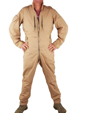 British RAF Flying Suit - Desert Sand - slim fit - NO KNEE POCKETS - Grade 1