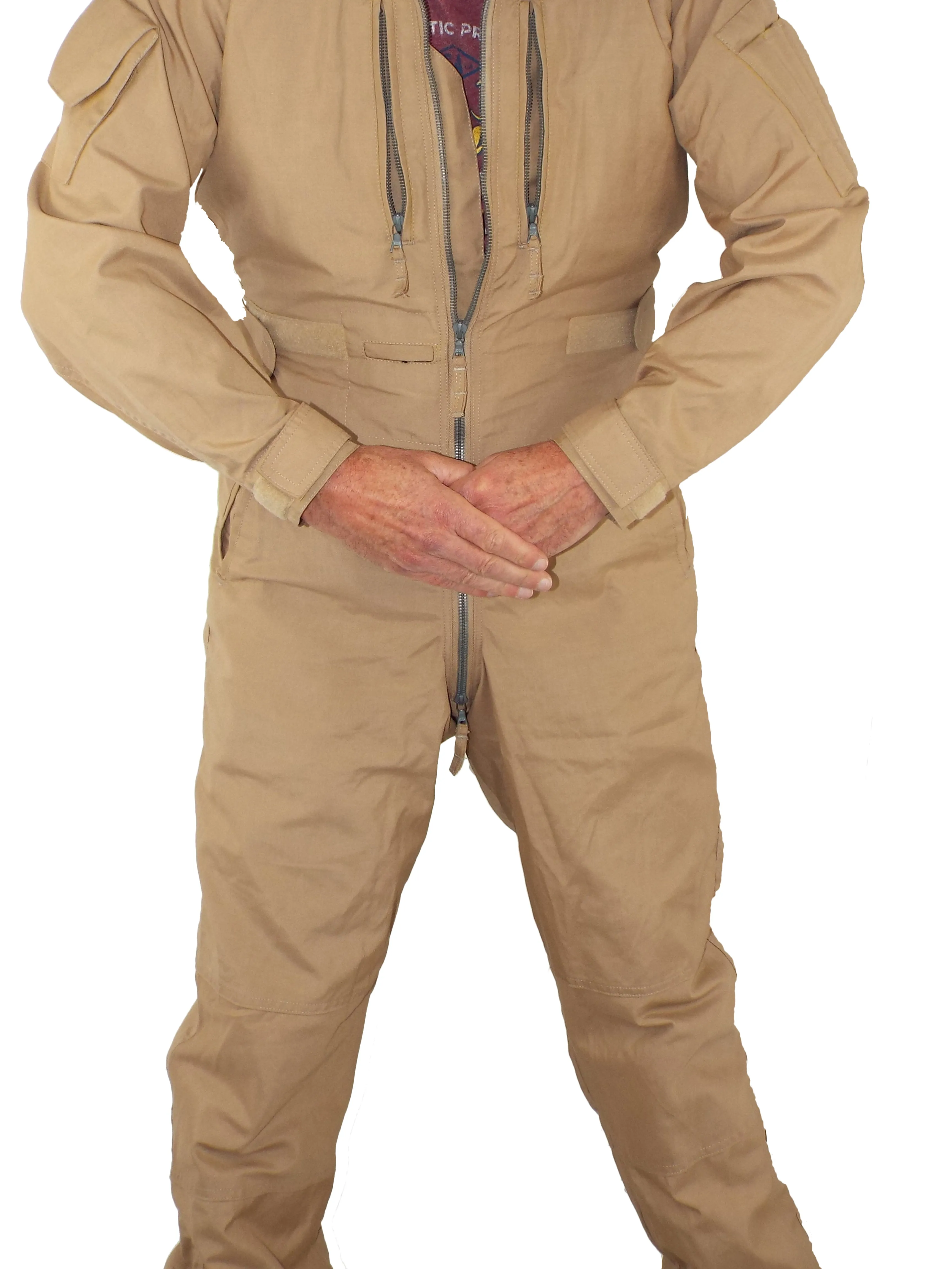 British RAF Flying Suit - Desert Sand - slim fit - NO KNEE POCKETS - Grade 1