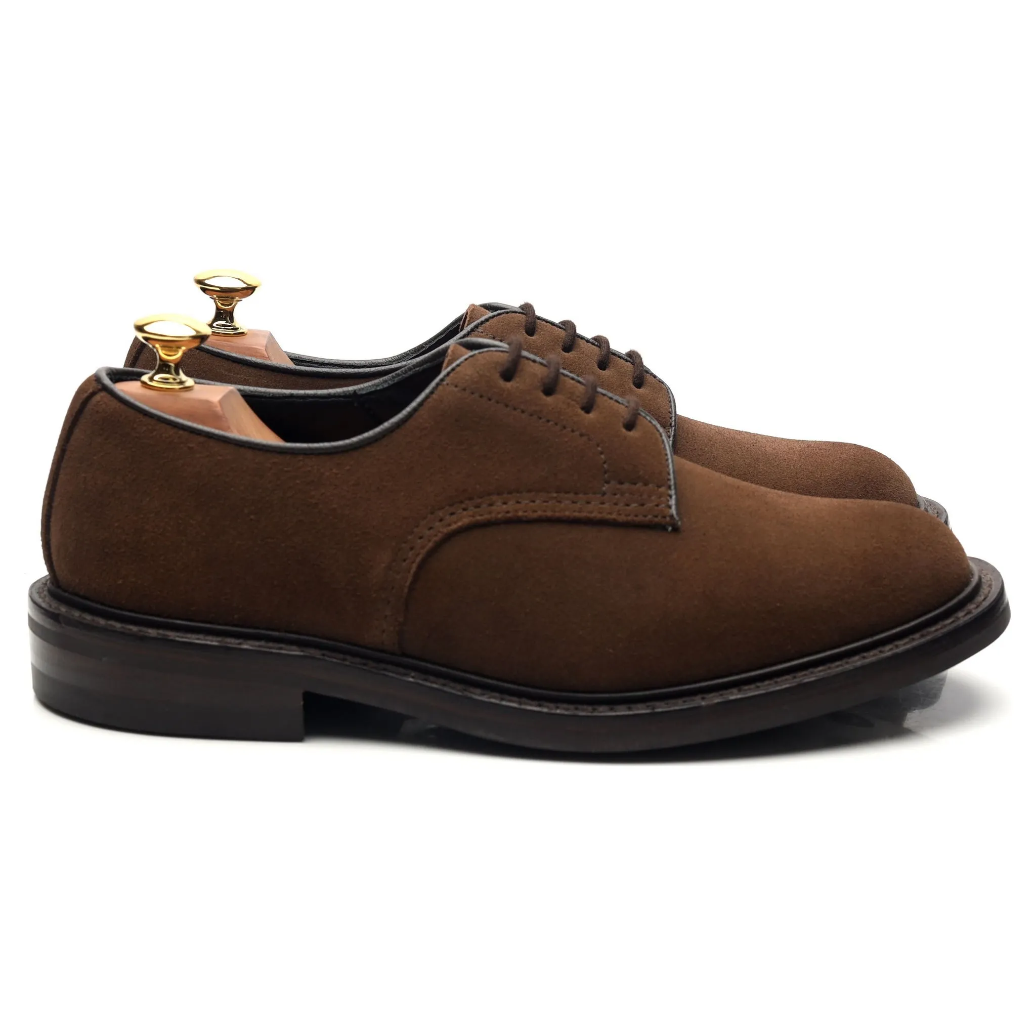 Brown Suede Derby UK 6.5