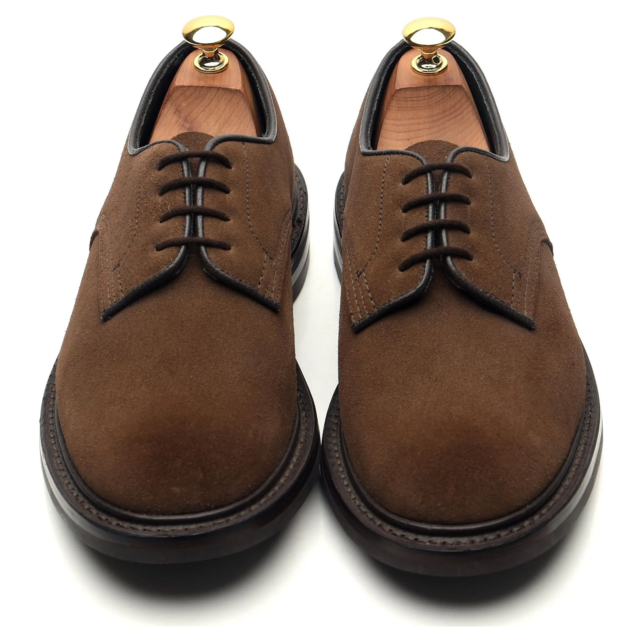 Brown Suede Derby UK 6.5