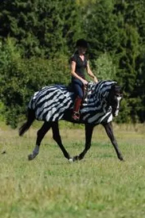 Bucas Buzz Off Riding Zebra Rug