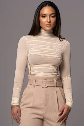 Buttercream Santiana Turtleneck Top