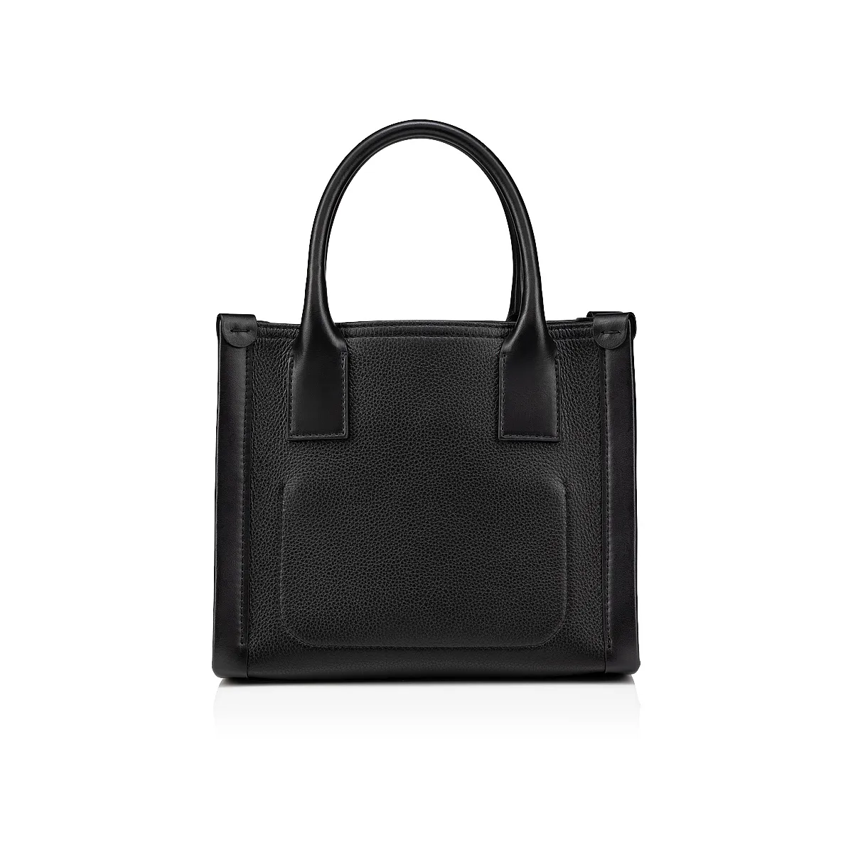 By My Side mini Tote bag - Grained calf leather - Black