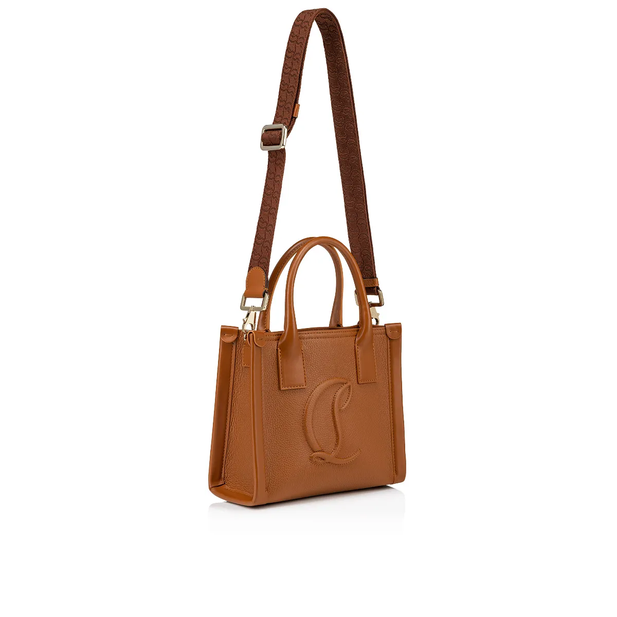 By My Side mini Tote bag - Grained calf leather - Cuoio