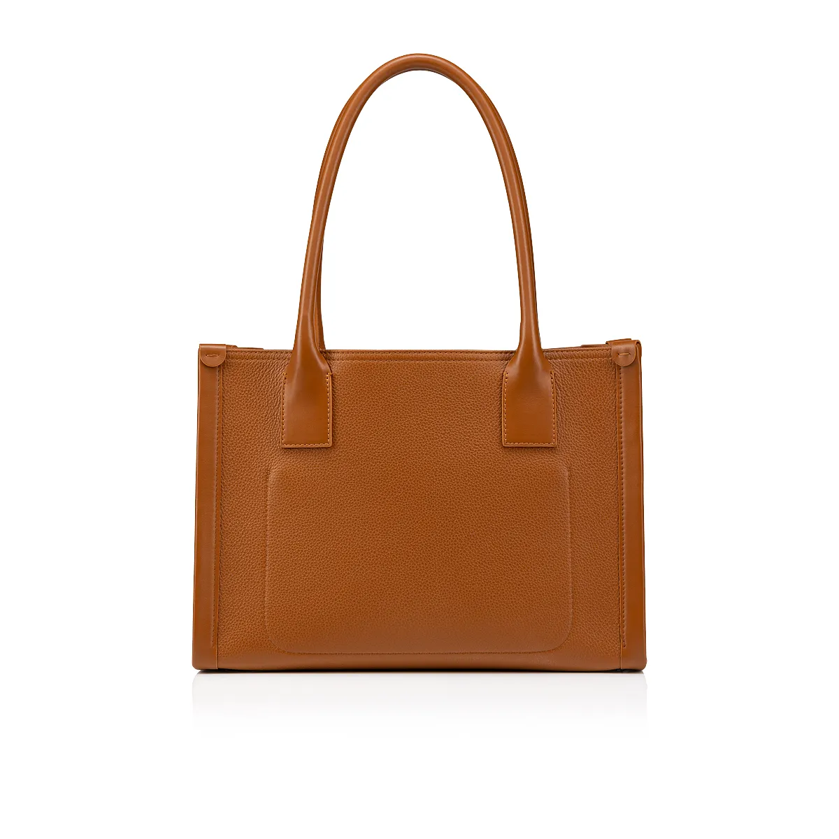 By My Side small Tote bag - Grained calf leather - Cuoio