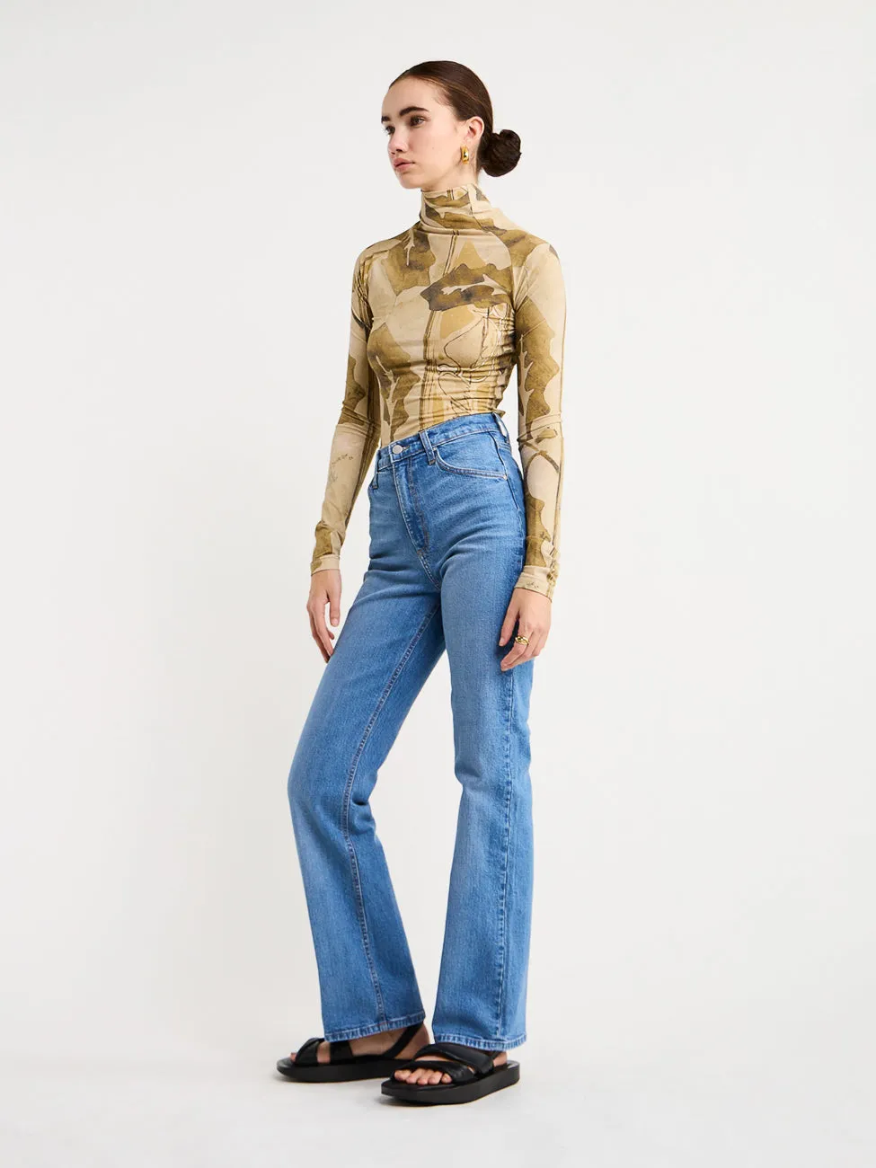 Camilla and Marc Khya Turtleneck Top in Khya Print