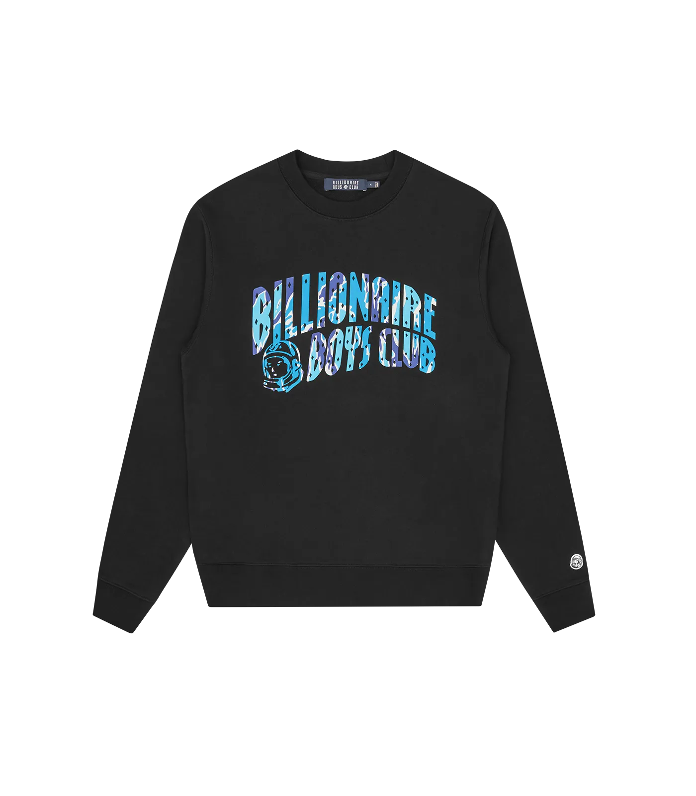 CAMO ARCH LOGO CREWNECK - BLACK