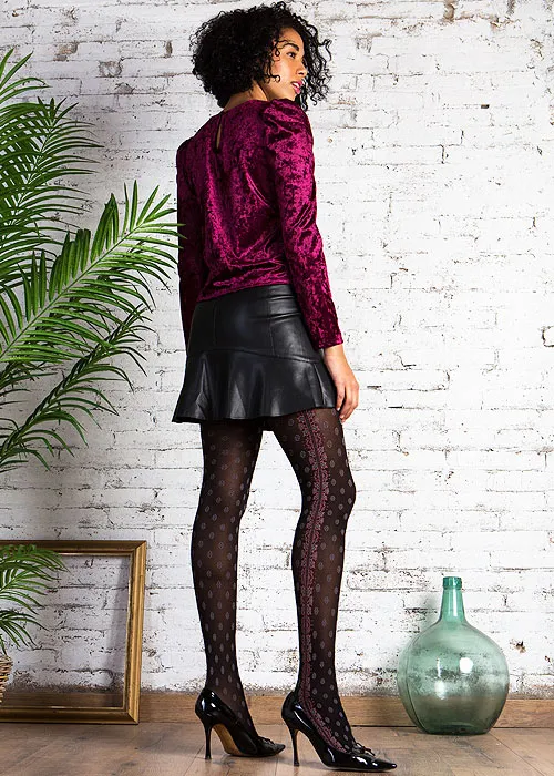 Cecilia de Rafael Brocatelle Fashion Tights ()