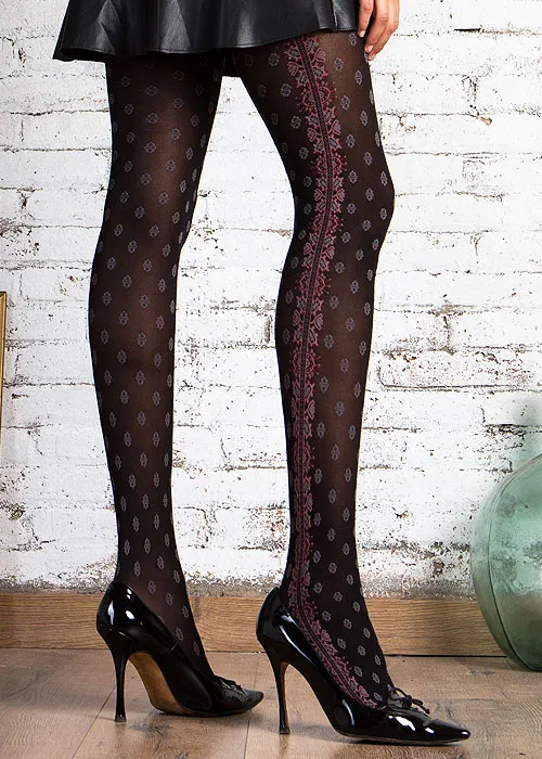 Cecilia de Rafael Brocatelle Fashion Tights ()