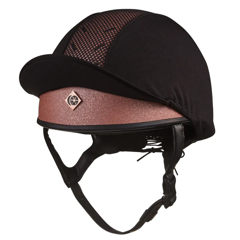 Charles Owen Pro II Plus Skull Riding Hat - Rose Gold