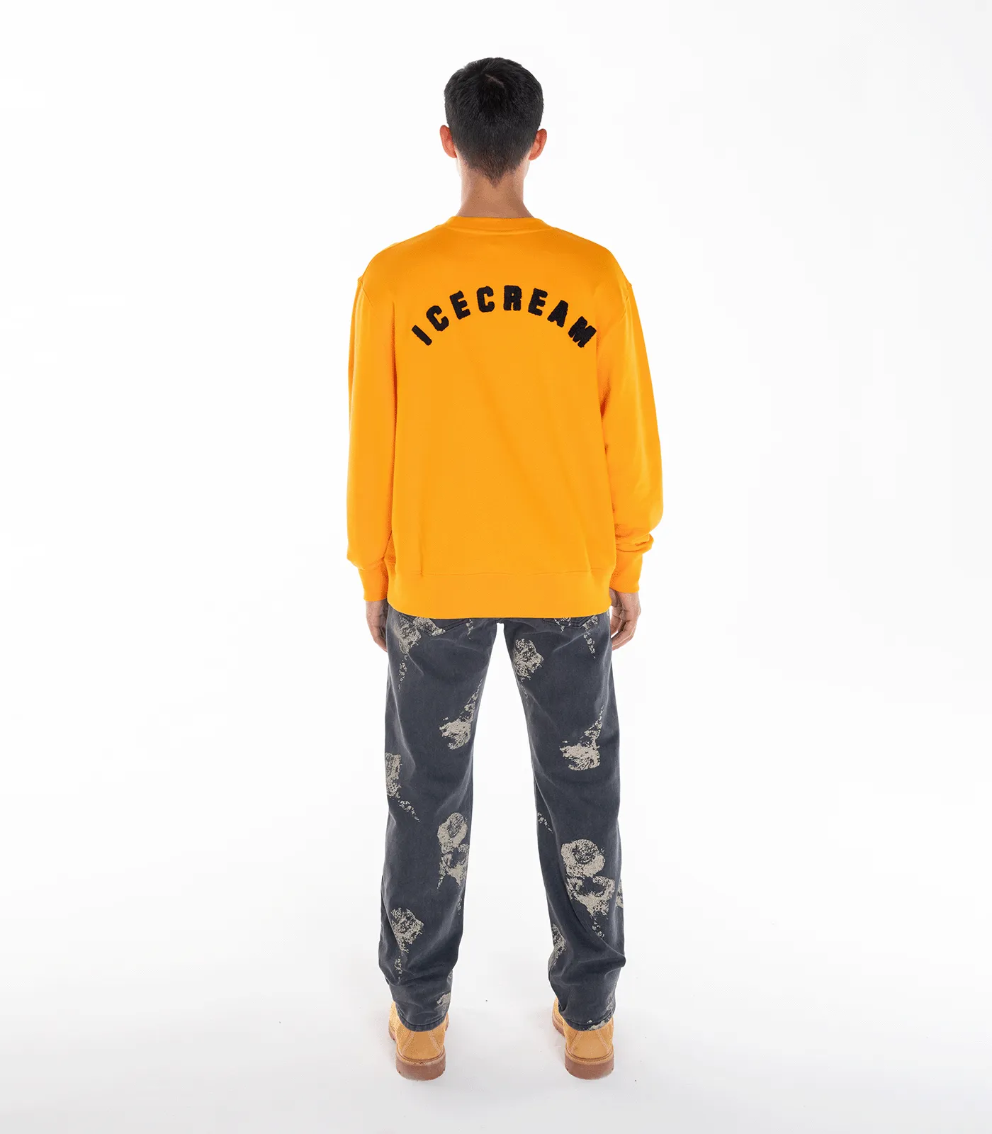 CHENILLE CREWNECK - ORANGE