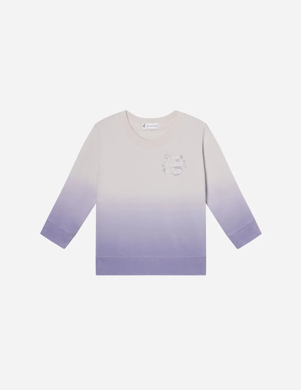 Child of God Purple Kids Crewneck