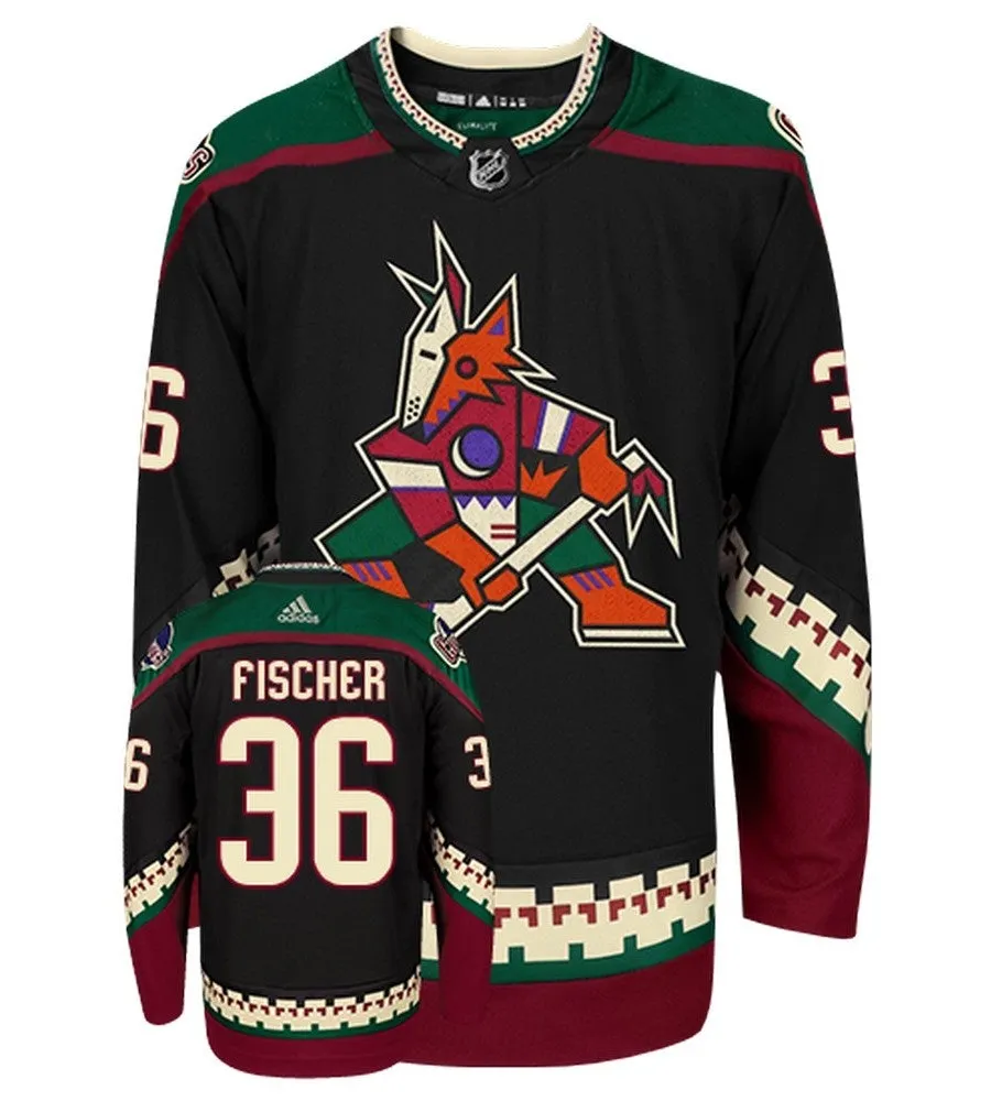 Christian Fischer Arizona Coyotes Adidas Authentic Home NHL Hockey Jersey     