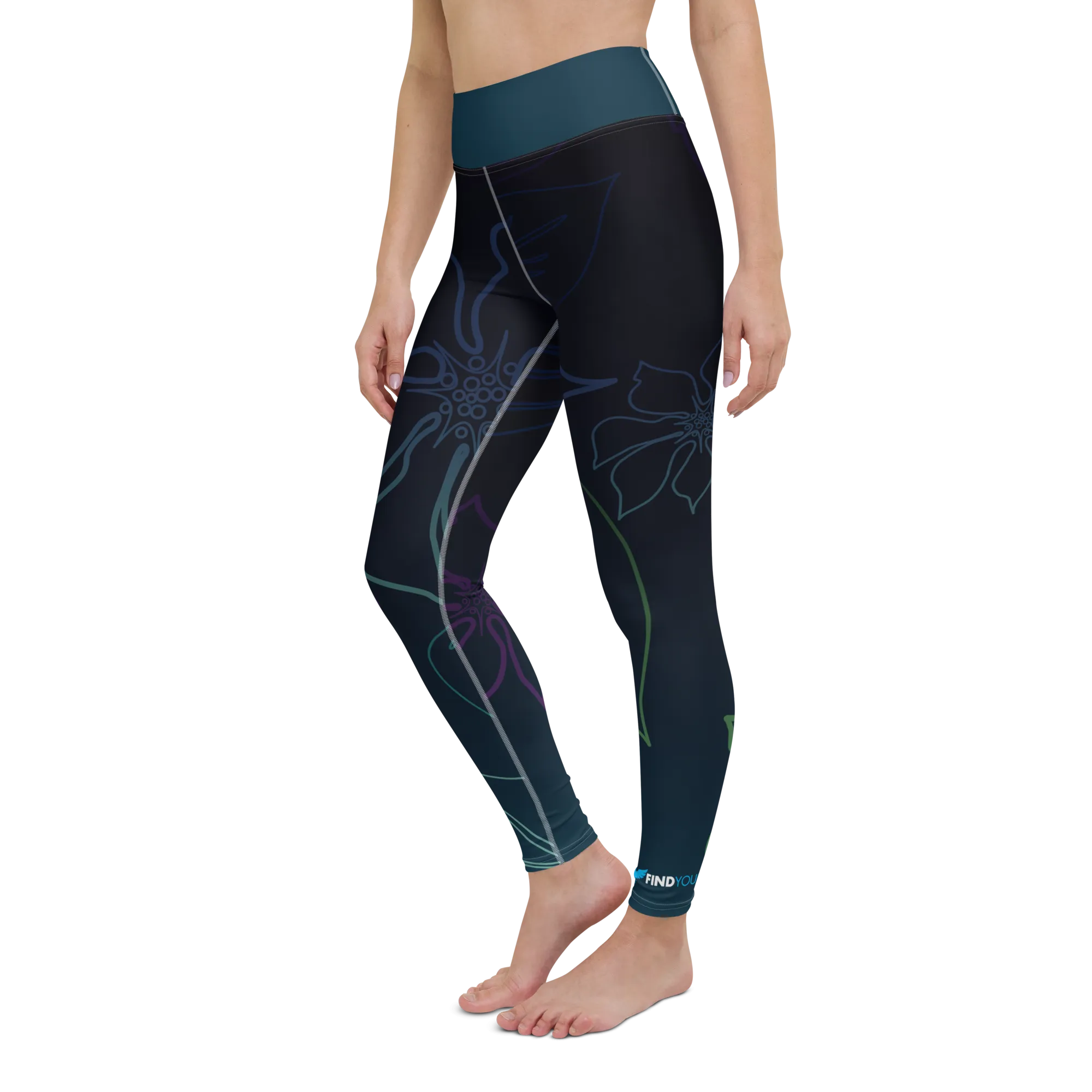 CoastFlex Sport Aloha Full Length Leggings