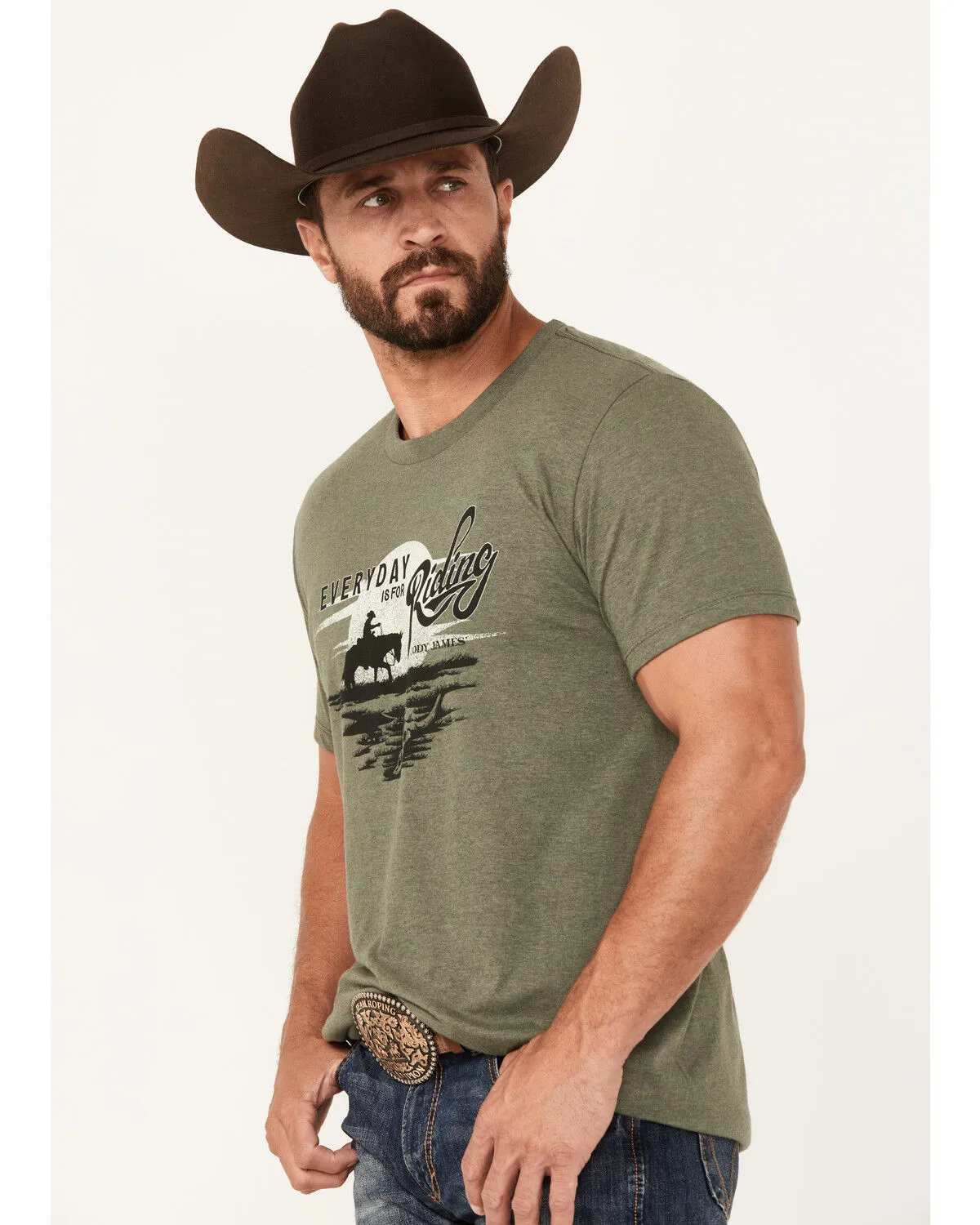 Cody James Men's Riding Horse Short Sleeve Graphic T-Shirt