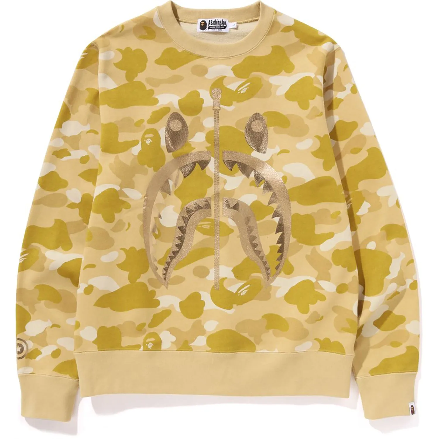 COLOR CAMO SHARK CREWNECK MENS