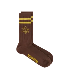 CONES AND BONES SPORTS SOCK - BROWN