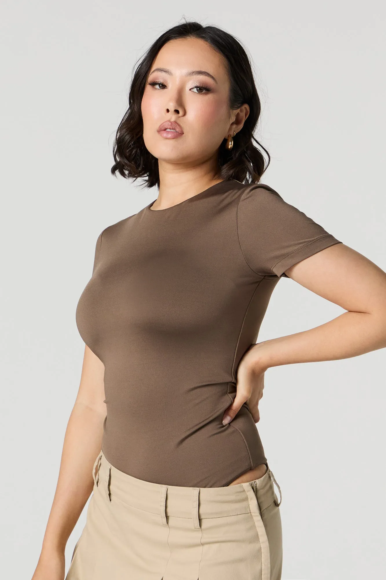 Contour Crewneck Short Sleeve Bodysuit