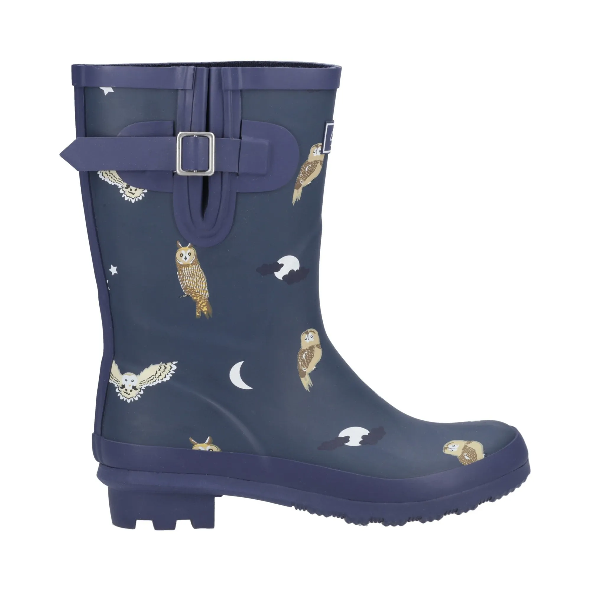 Cotswold Woodland Mid Womens Wellingtons - Owls