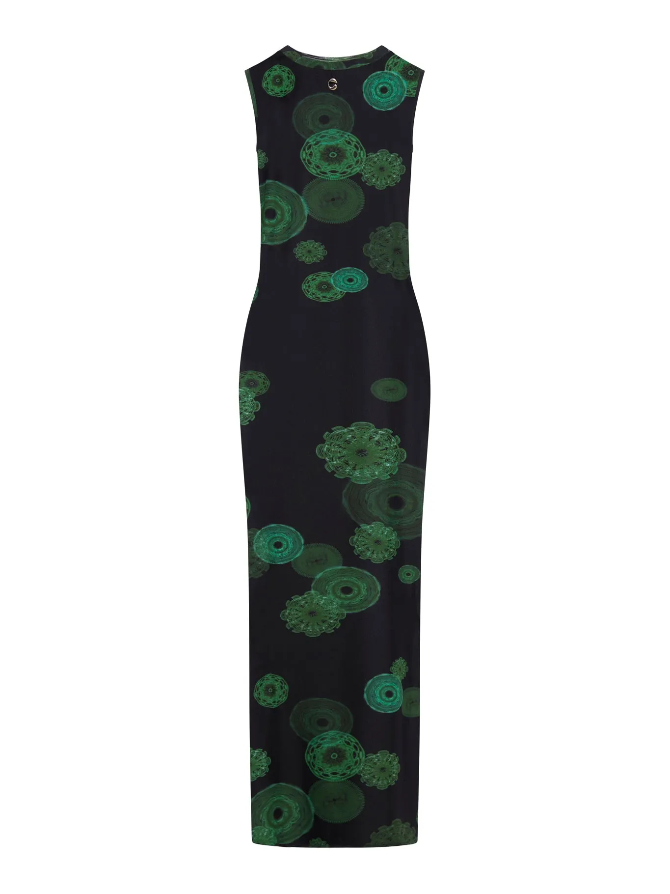 CYMATICS PRINT MESH DRESS