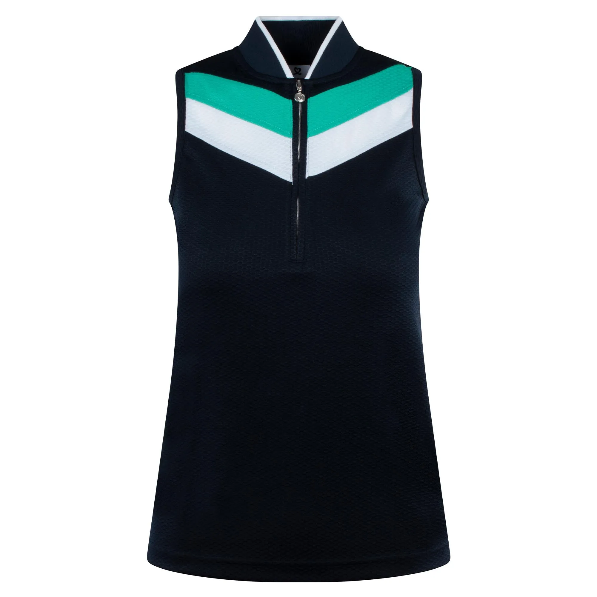 Daily Sports Menton Ladies Sleeveless  Polo Shirt Navy