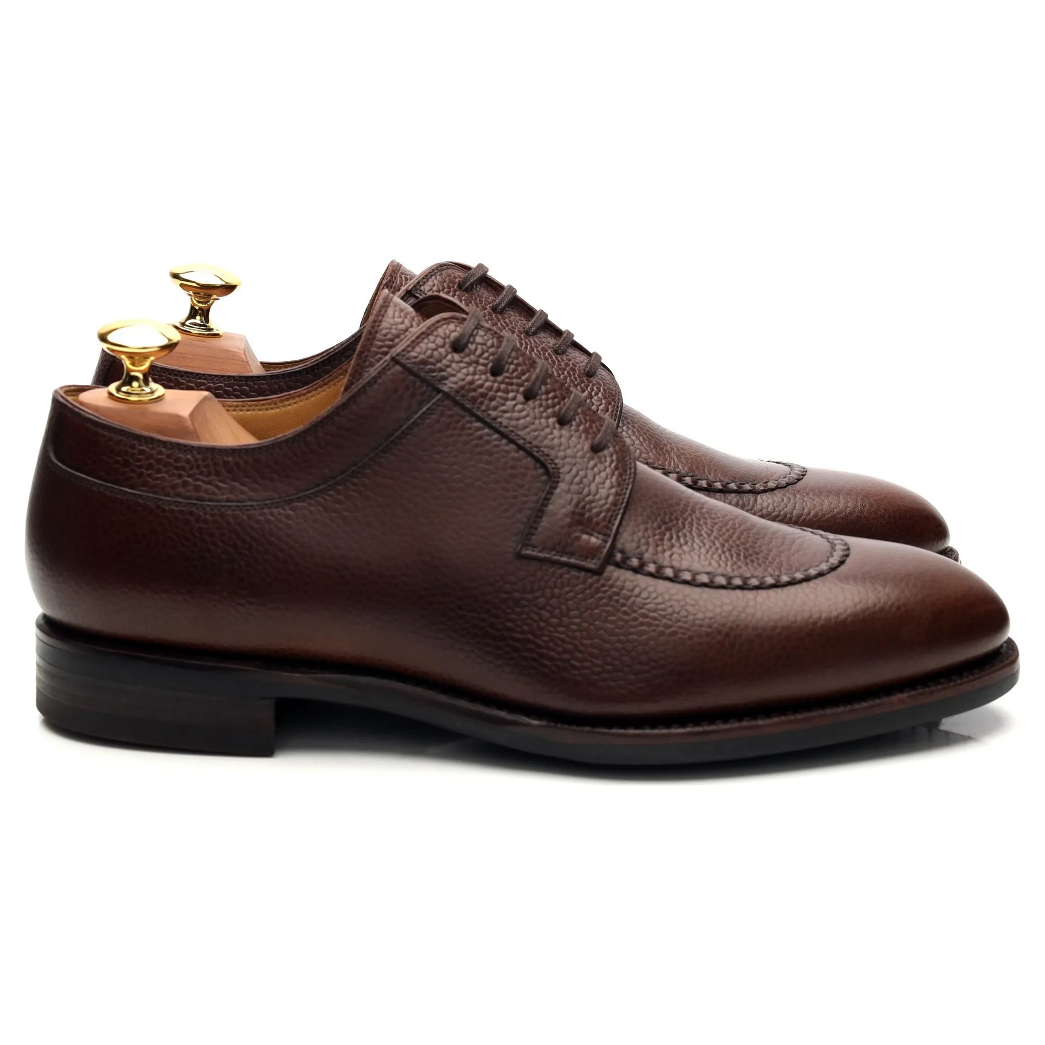 Dark Brown Leather Derby UK 7 EU 41