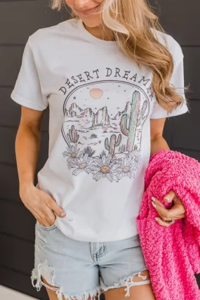 Desert Dreamer Graphic Tee- White