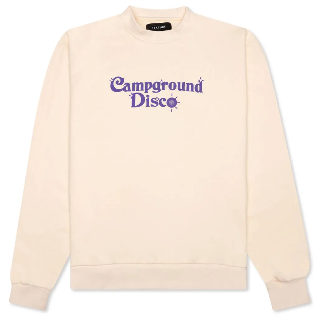 Disco Crewneck - Almond Oil