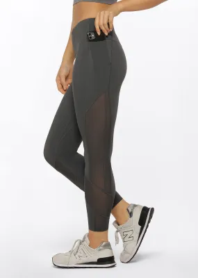 Elite No Ride Ankle Biter Leggings | Grey | Tights and Leggings | Lorna Jane Australia