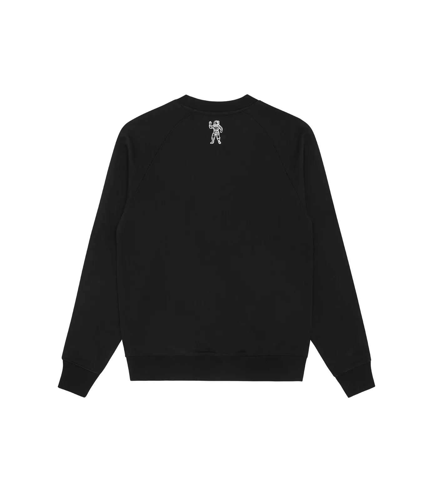 EMBROIDERED SERIF LOGO CREWNECK - BLACK