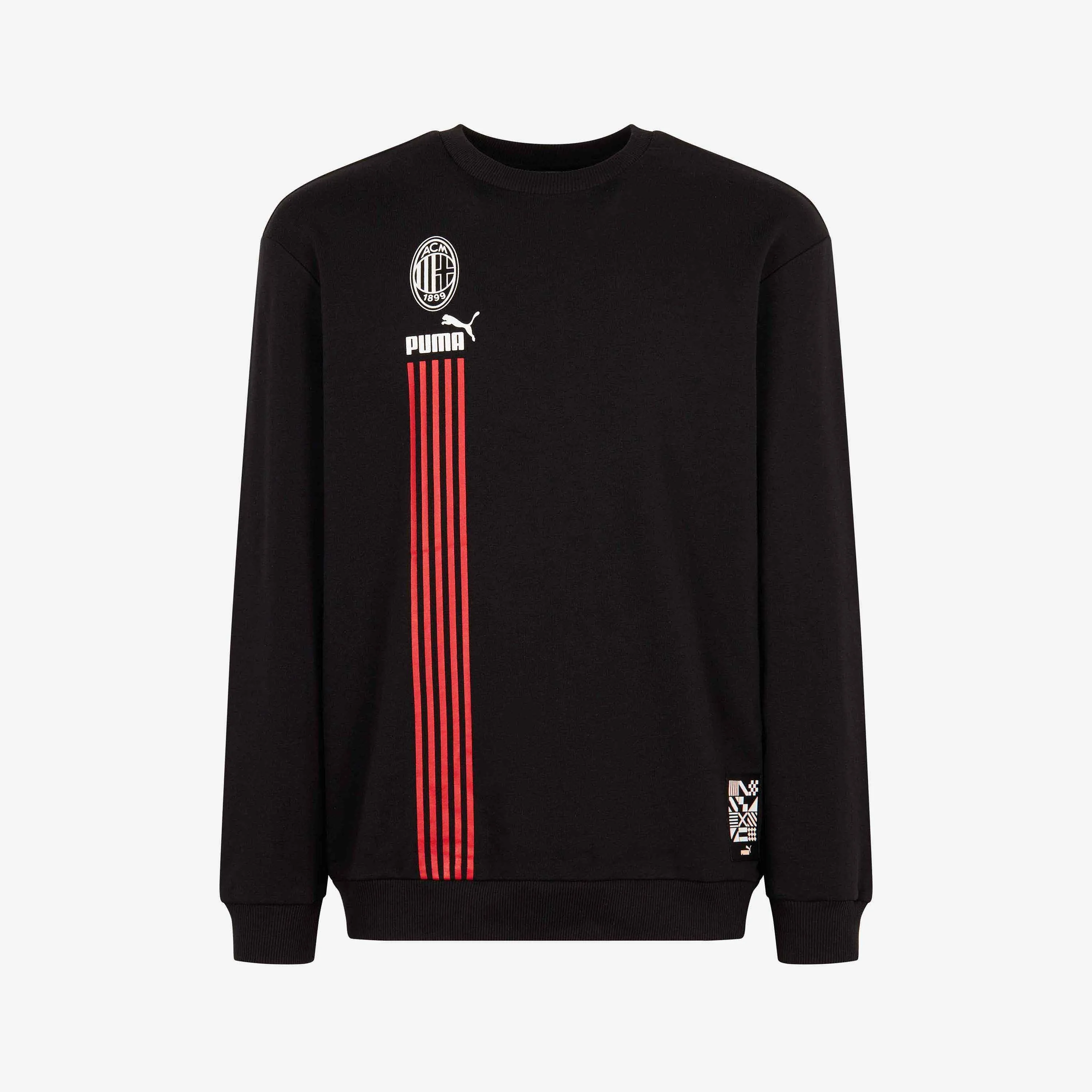 FELPA MILAN CREWNECK CON STAMPE E PATCH